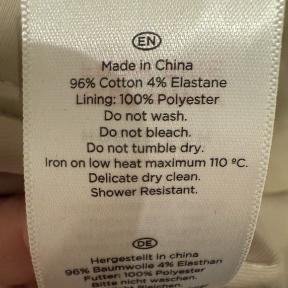 Hobbs London Trench Coat Saskia Sz 8 Women Cream/Beige - Picture 11 of 11